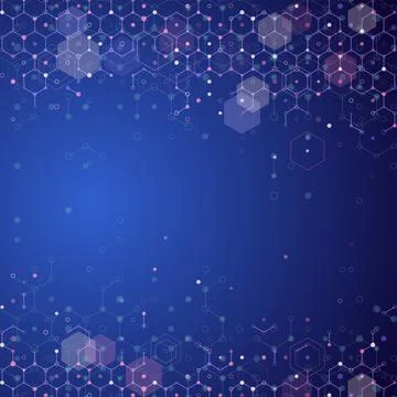 Vector modern absrtact geometric pattern hexagon. Illustrazione stock