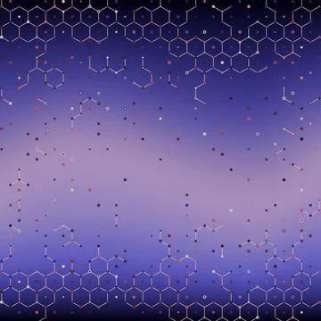 Vector modern absrtact geometric pattern hexagon. Stock Illustration