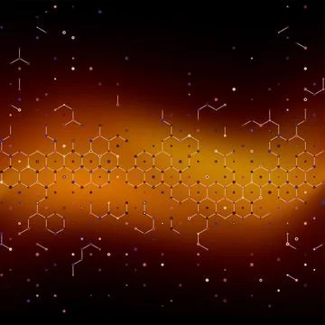 Vector modern absrtact geometric pattern hexagon. Illustrazione stock