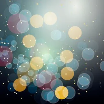Vector modern abstract bokeh background Stock Illustration