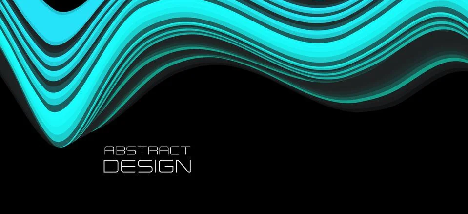 Vector Modern abstract design background Flow motion Stock Illustration