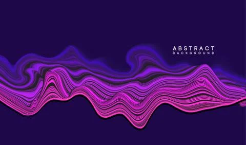 Vector Modern abstract design background Flow motion Illustrazione stock