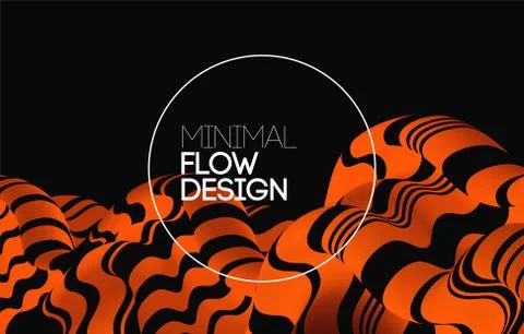 Vector Modern abstract design background Flow motion Stock Illustration