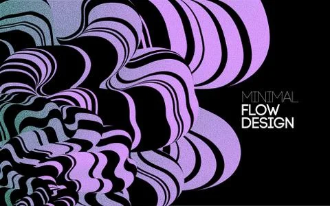Vector Modern abstract design background Flow motion Stock Illustration