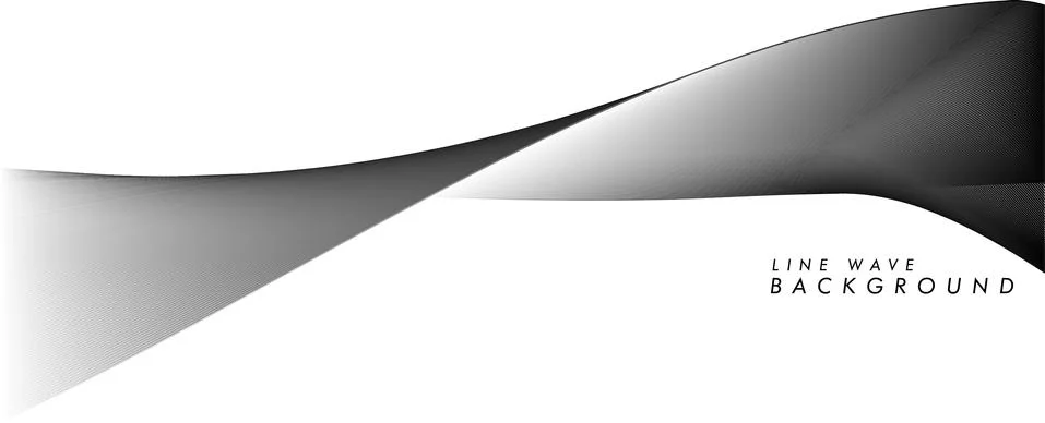 Vector modern abstract line wave background in eps 10 Illustration