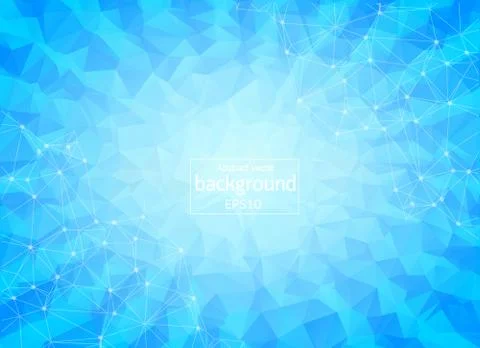 Vector of modern abstract polygonal background Stock Illustration