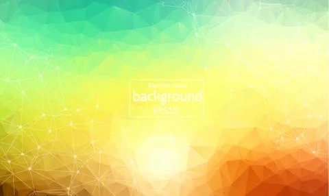 Vector of modern abstract polygonal background Stock Illustration
