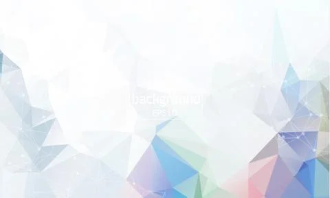 Vector of modern abstract polygonal background Stock Illustration