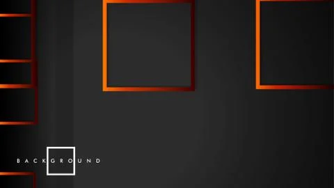 Vector Modern Abstract Squares Backgrounds . with a black red orange gradient Ilustración de archivo