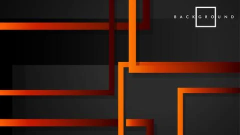 Vector Modern Abstract Squares Backgrounds . with a black red orange gradient Ilustración de archivo