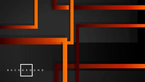 Vector Modern Abstract Squares Backgrounds . with a black red orange gradient Ilustración de archivo
