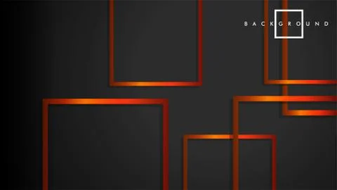 Vector Modern Abstract Squares Backgrounds . with a black orange gradient. ep Stock Illustration