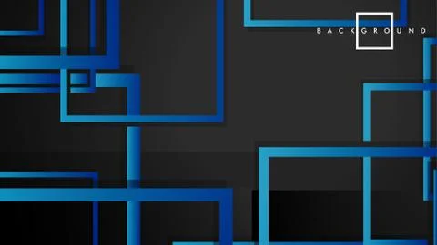 Vector Modern Abstract Squares Backgrounds . with a black green gradient. eps Ilustración de archivo