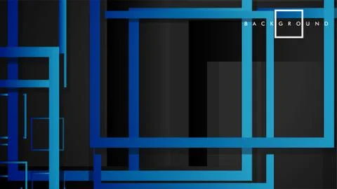 Vector Modern Abstract Squares Backgrounds . with a black green gradient. eps Ilustración de archivo