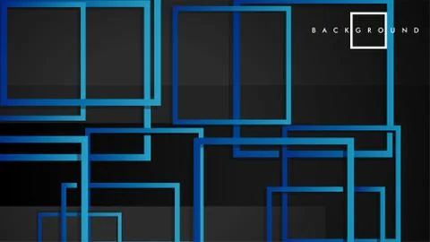 Vector Modern Abstract Squares Backgrounds . with a black green gradient. eps Ilustración de archivo