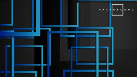Vector Modern Abstract Squares Backgrounds . with a black green gradient. eps Ilustración de archivo