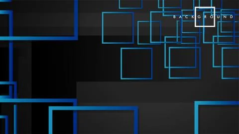 Vector Modern Abstract Squares Backgrounds . with a black green gradient. eps Ilustración de archivo