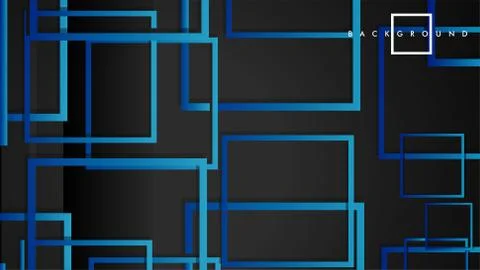 Vector Modern Abstract Squares Backgrounds . with a black green gradient. eps Ilustración de archivo