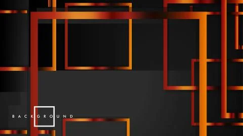 Vector Modern Abstract Squares Backgrounds . with a black and metal color gra Stock Illustration