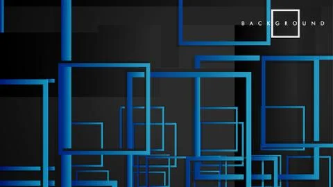 Vector Modern Abstract Squares Backgrounds . with a black green gradient. eps Stock Illustration