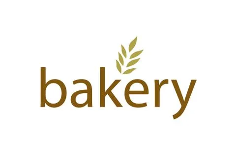 Vector - modern bakery logo, isolated on white background. Vector illustratio Stock Illustration