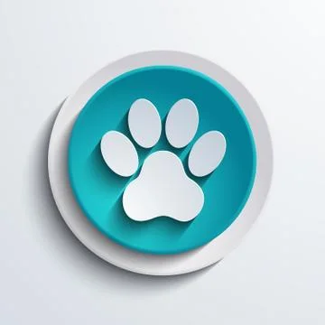 Vector modern blue circle icon. Web element Stock Illustration