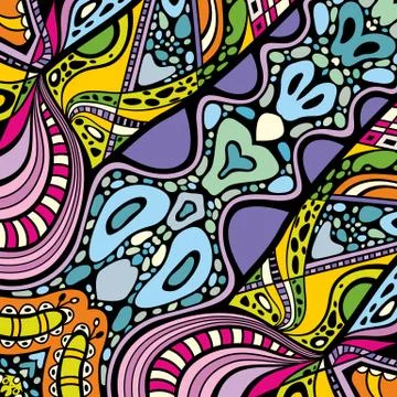 Vector modern cartoon hand drawn background 스톡 일러스트