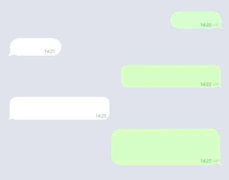 Vector modern chatting window. Social network concept Illustrazione stock