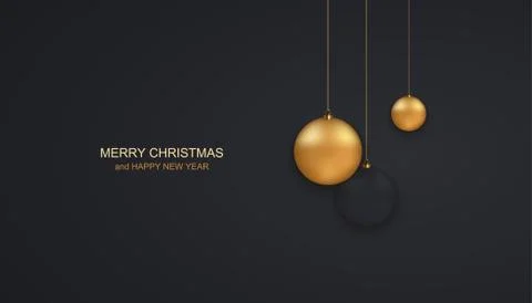 Vector modern Christmas or 2018 Happy New Year winter holiday invitation card Illustrazione stock