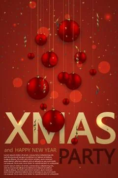 Vector modern Christmas or 2018 Happy New Year winter holiday invitation card 스톡 일러스트