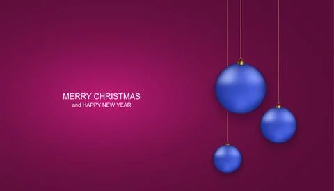 Vector modern Christmas or 2018 Happy New Year winter holiday invitation card Illustrazione stock