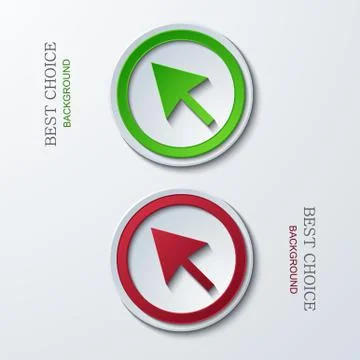 Vector modern circle icons イラスト素材