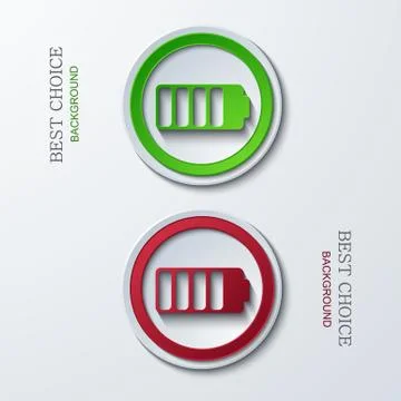 Vector modern circle icons 库存插图
