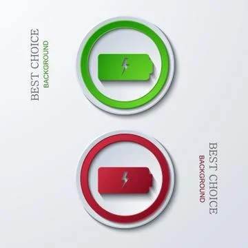 Vector modern circle icons 库存插图