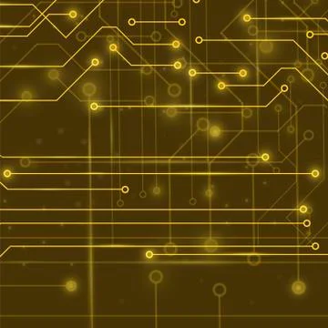 Vector Modern Computer Technology  Background. Stockillustratie