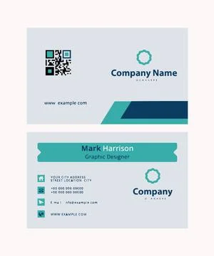 Vector modern creative and clean business card template. Stock Illustration