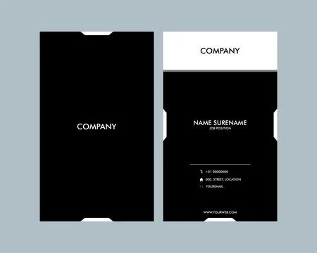 Vector modern creative and clean business card template Stockillustratie