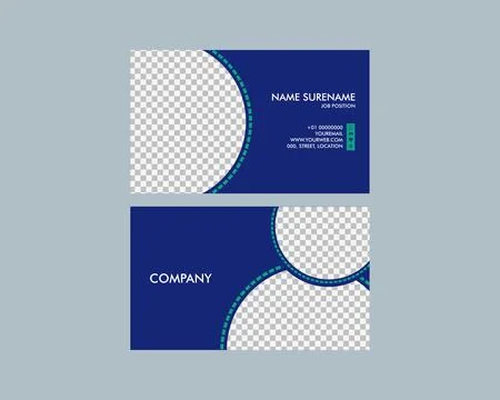 Vector modern creative and clean business card template Stock Illustration