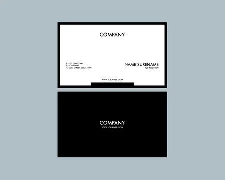Vector modern creative and clean business card template Stockillustratie