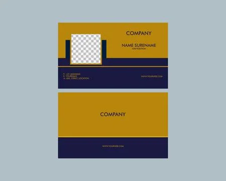 Vector modern creative and clean business card template Stock Illustration
