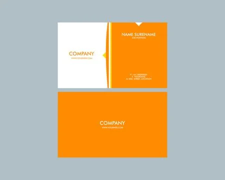 Vector modern creative and clean business card template Stockillustratie