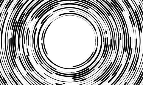 Vector modern creative backdrop of vivid multi colored curved elements. Black 库存插图