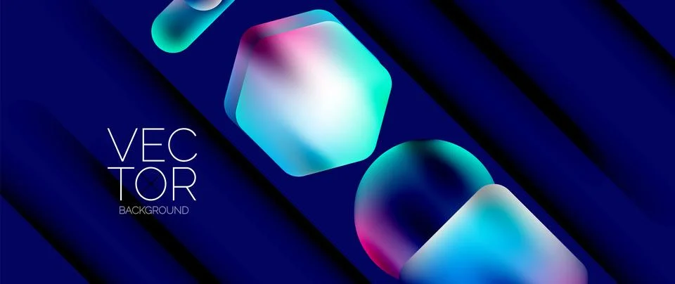 Vector modern creative geometric background 스톡 일러스트