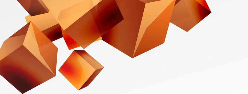 Vector modern creative geometric background Illustrazione stock