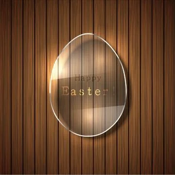 Vector modern easter egg background. Stock Illustration