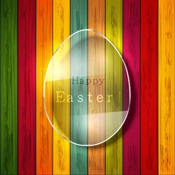 Vector modern easter egg background. Stock Illustration