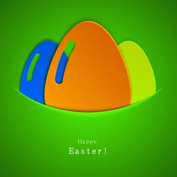 Vector modern easter egg background. Eps 10 Stock Illustration