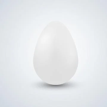 Vector modern easter egg on white Stock Illustration