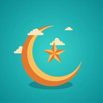 Vector modern eid mubarak creative background. イラスト素材