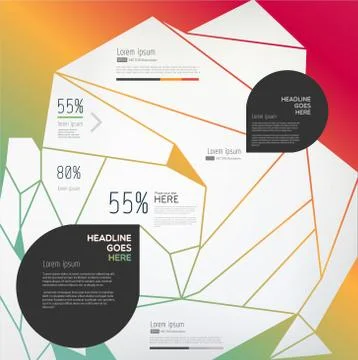 Vector, modern, element on light background Stock Illustration